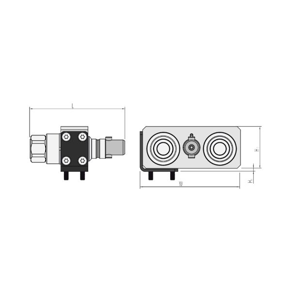 Multi-X Duo 25 Nippelplatte – Bild 2